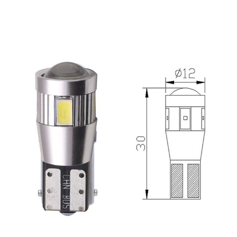 T10 6SMD CANBUS white